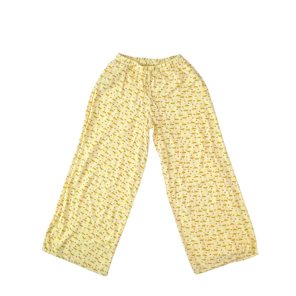 Dippin Daisy's Retro Martini Print Lightweight Rayon Lounge Pants Women's Medium